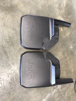 Factory jeep mudflaps with hardware