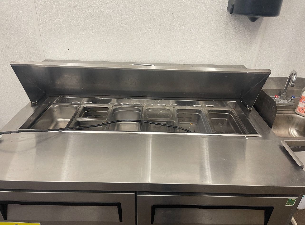 Sushi Working Counter and Includes Refrigerator