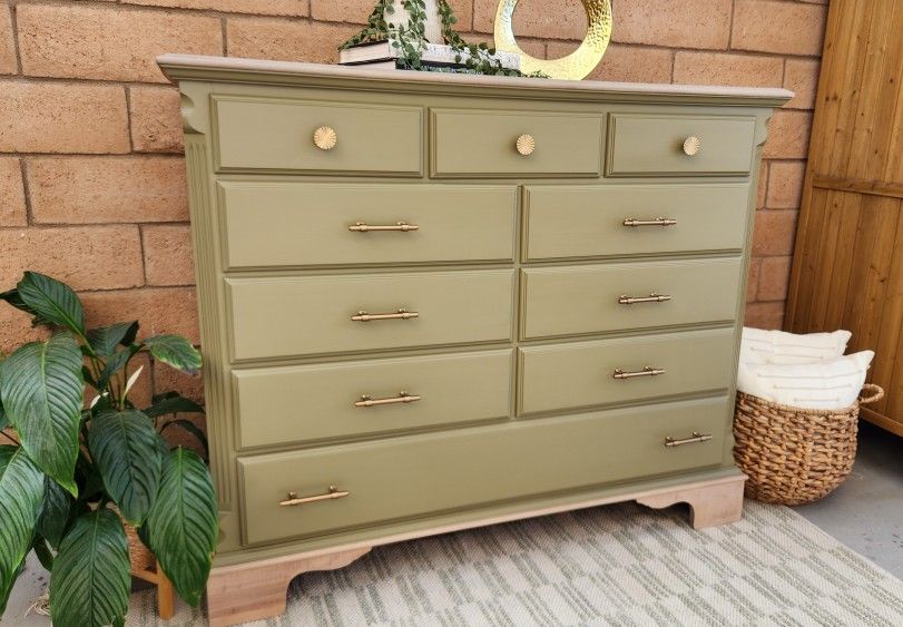 Refinished Wooden Dresser
