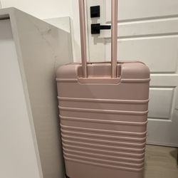 Beis Medium Checked Bag - Atlas Pink