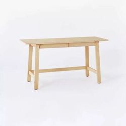 Anaheim Wood Table Desk By Threshold