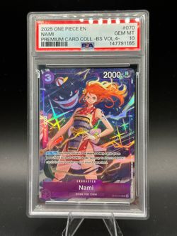 2025 ONE PIECE PREMIUM CARD COLLECTION -BEST SELECTION VOL.4 - #070 NAMI PSA 10