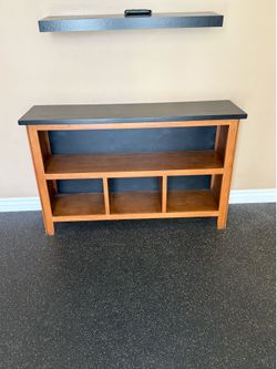 Solid Wood Console Bookcase / Media Console