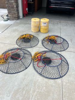 Lobster hoops and rope