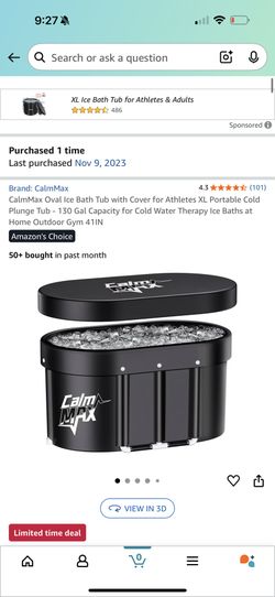 Cold Plunge Ice Bath Tub