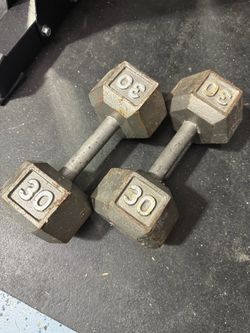 Set of 30lb dumbbells
