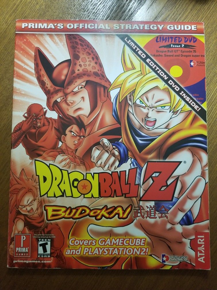 Dragon Ball Z Budokai 2 Prima Games Official Strategy Guide Book