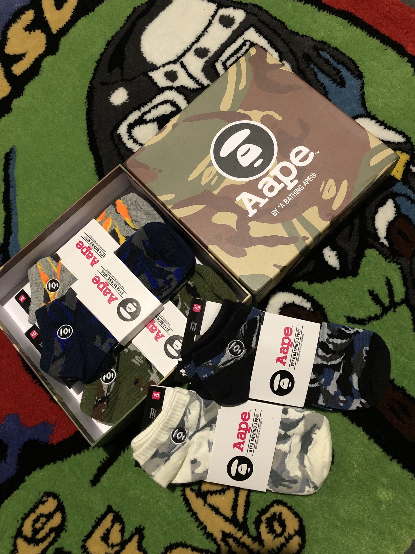 Bape 5 pack Socks new