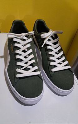 RARE Puma Classic Suede "Myrtle" olive green