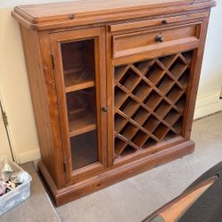 Wood Wine Cabinet