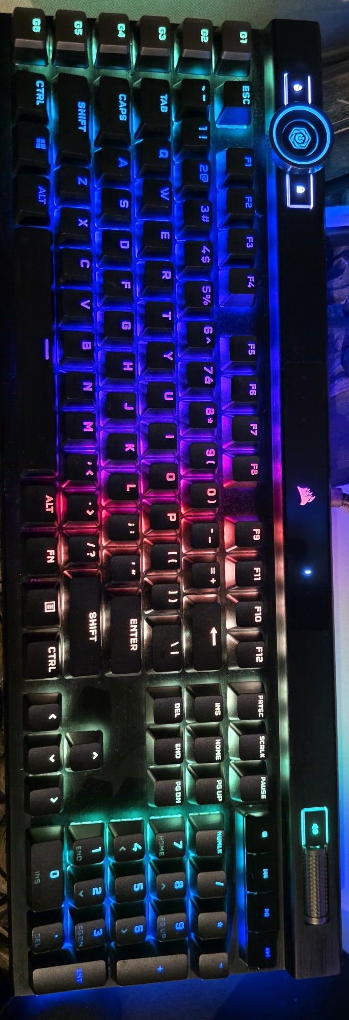 Ultimate Gaming Keyboard+Mouse Combo FIRM Price Corsair K100 RGB+Red dragon M690-pro