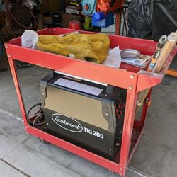 TIG AC/DC Welder + Cart & Tools