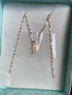 Infinity 18k necklace