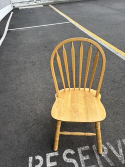 yellow solid wood ch