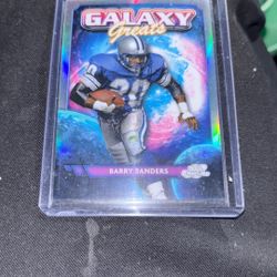 Topps Chrome Galaxy Greats Barry Sanders Football Insert