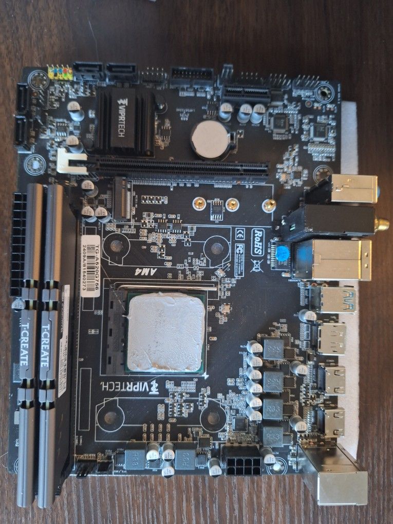 Motherboard With Ryzen 7 5700X3D, 32gb Ram