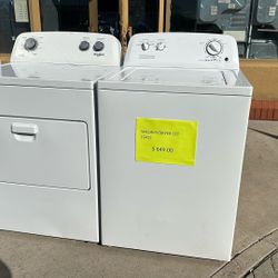 Top Load Washer And Dryer Set 