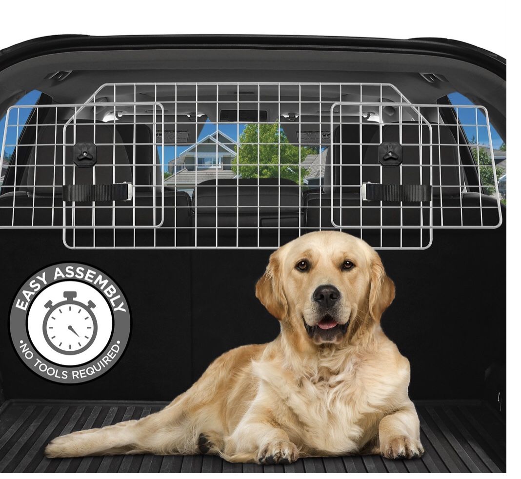 Dog Cat barrier Guard Adjustable Wire Mesh Pet Divider for Cars SUVs Vans Vehicles