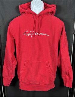 Supreme Red Script hoodie
