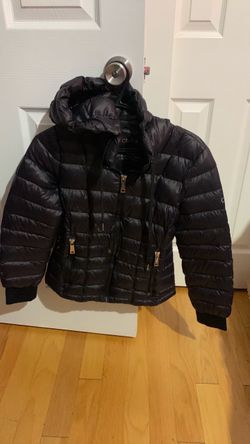 Calvin Klein Black Puffer Jacket with Hood