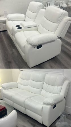 Recliner-Sofa-Set ⭐️ Set-de-Sofas-Reclinables 🚚(Immediate-Delivery)💨