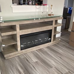 Tv Stand With Fireplace