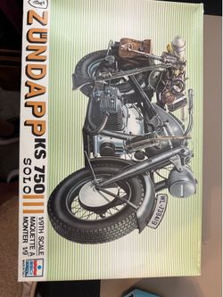 ESCI 1/9 Scale Zündapp KS 750 Solo plastic model kit