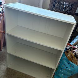 White 3 tier shelf