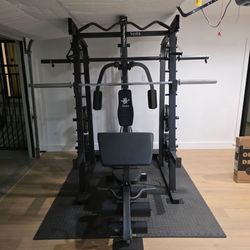 Smith Machine 2001 | Multi-Use Adj Bench | Gym Equipment | Fitness | Squat Rack | Excercise |🔴WEIGHTS AND BARBELL SOLD SEPARATELY 🔴 FREE DELIVERY 🚚