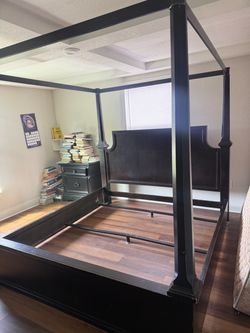 King size canopy bed frame