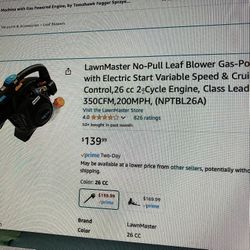 New In Box. Gas Powered Leaf Blower