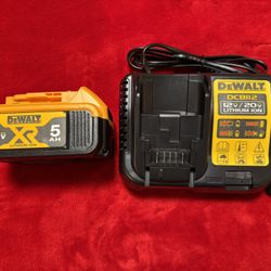 Dewalt 12V 5AH Battery and Charger 