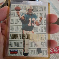 Dan Marino 1996 Skybox Impact Rookie Record Holders & All-time Impact Rookie Football Cards 