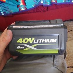 Ryobi 40v 6 Amp Battery