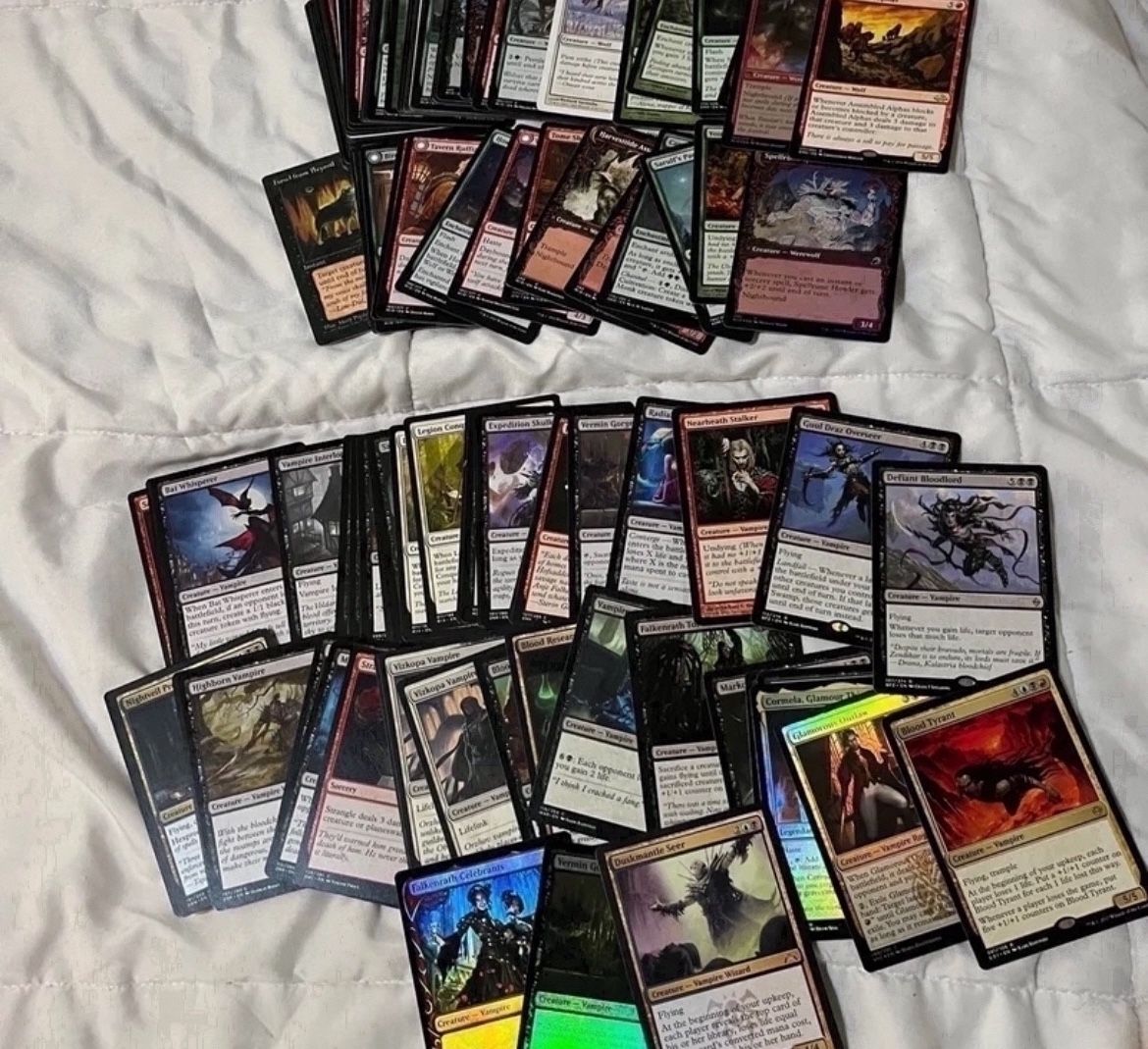 MTG Werewolf VS vampire magic the gathering card lot