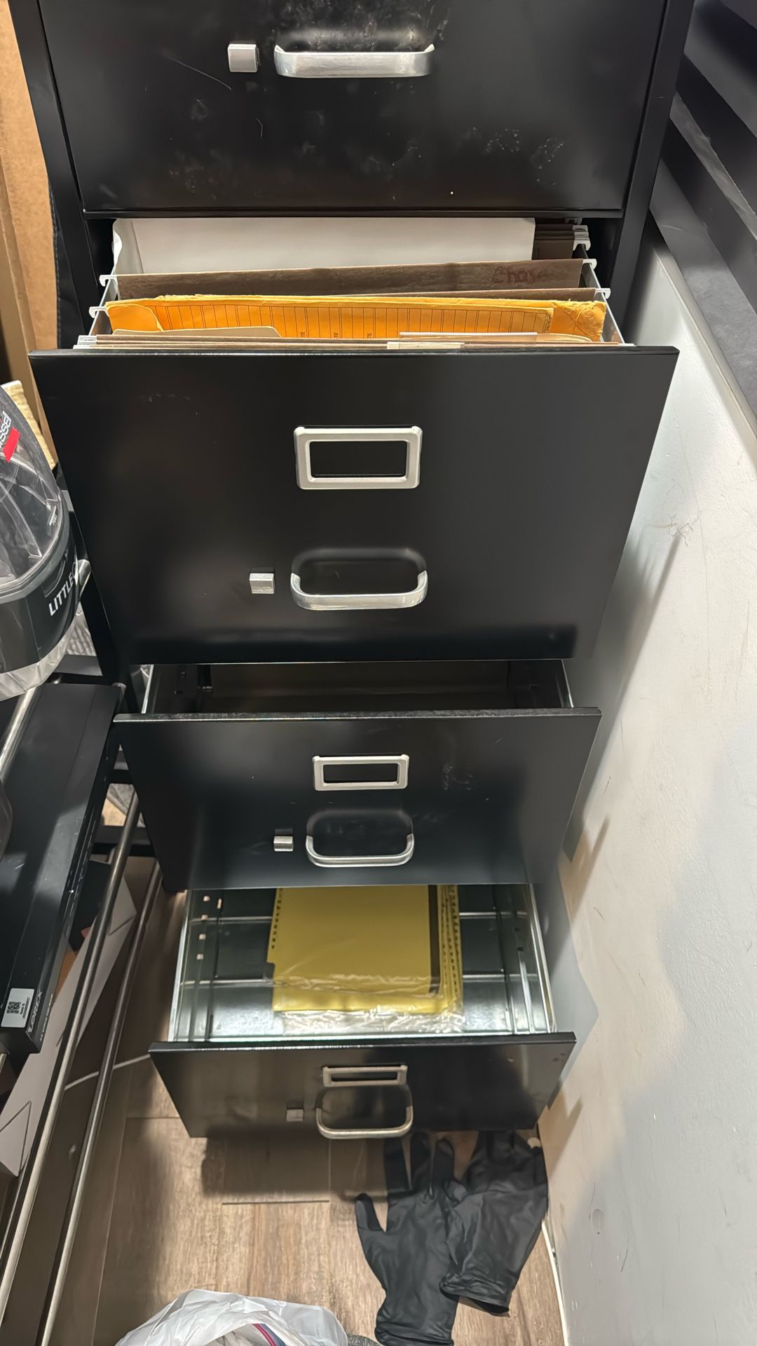 Four Drawer Metal File Cabinet