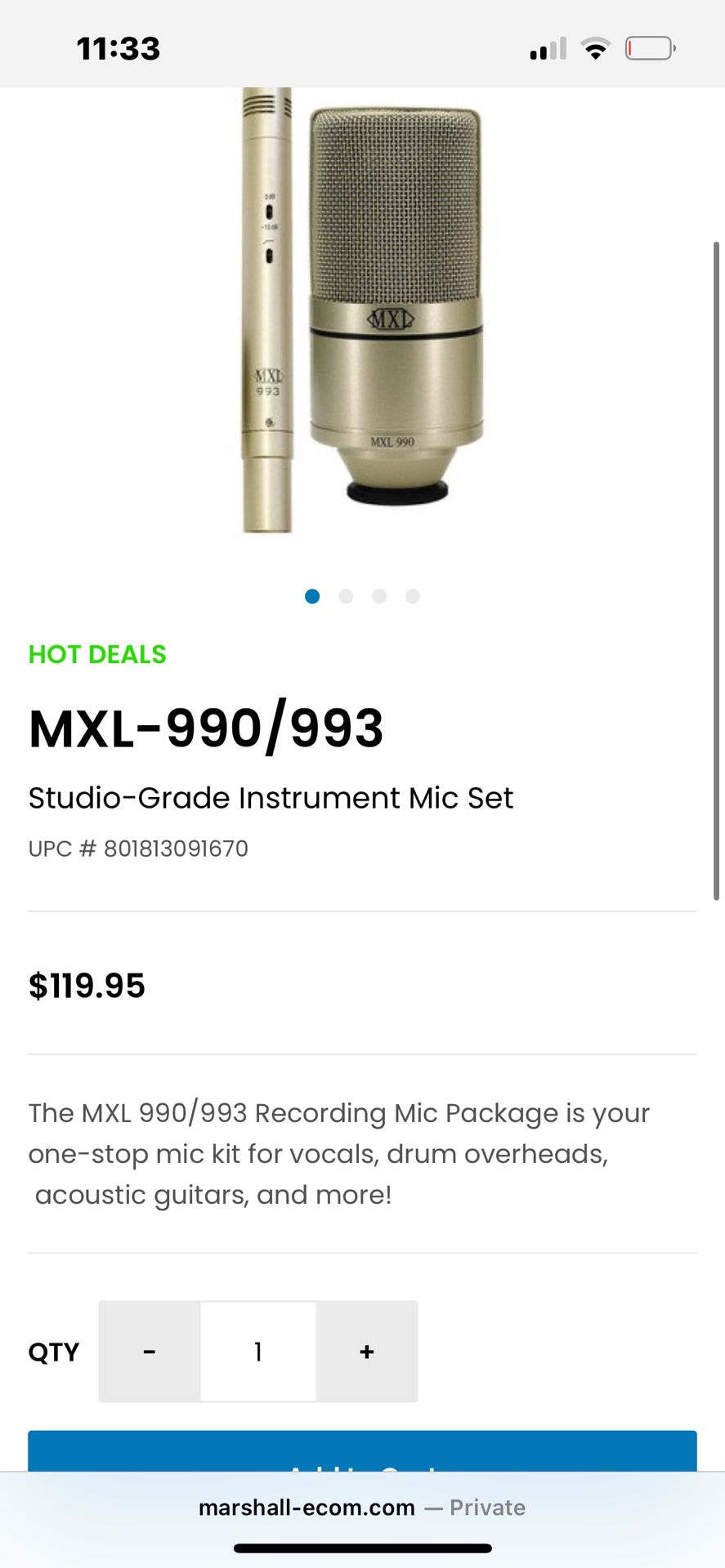 MXL microphone Kit