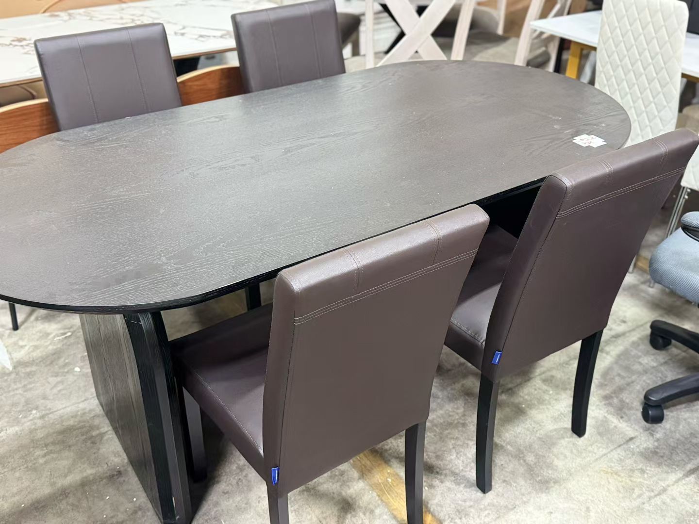 35”five piece dining table and chair set，$220