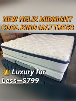 NEW HELIX MIDNIGHT COOL KING MATTRESS 💎