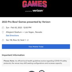 Pro Bowl Tickets 