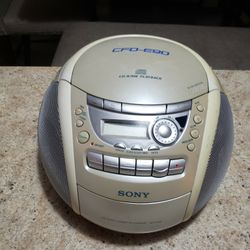 Sony CD-RADIO Cassette Corder