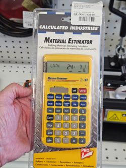 Material Estimator by Calculated Industries