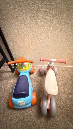 Toddler Ride-On Toys Set of 2