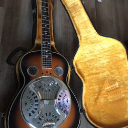 Crestwood resonator guitar