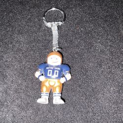 Vintage Notre Dame Irish Keychain mint excellent condition rare 