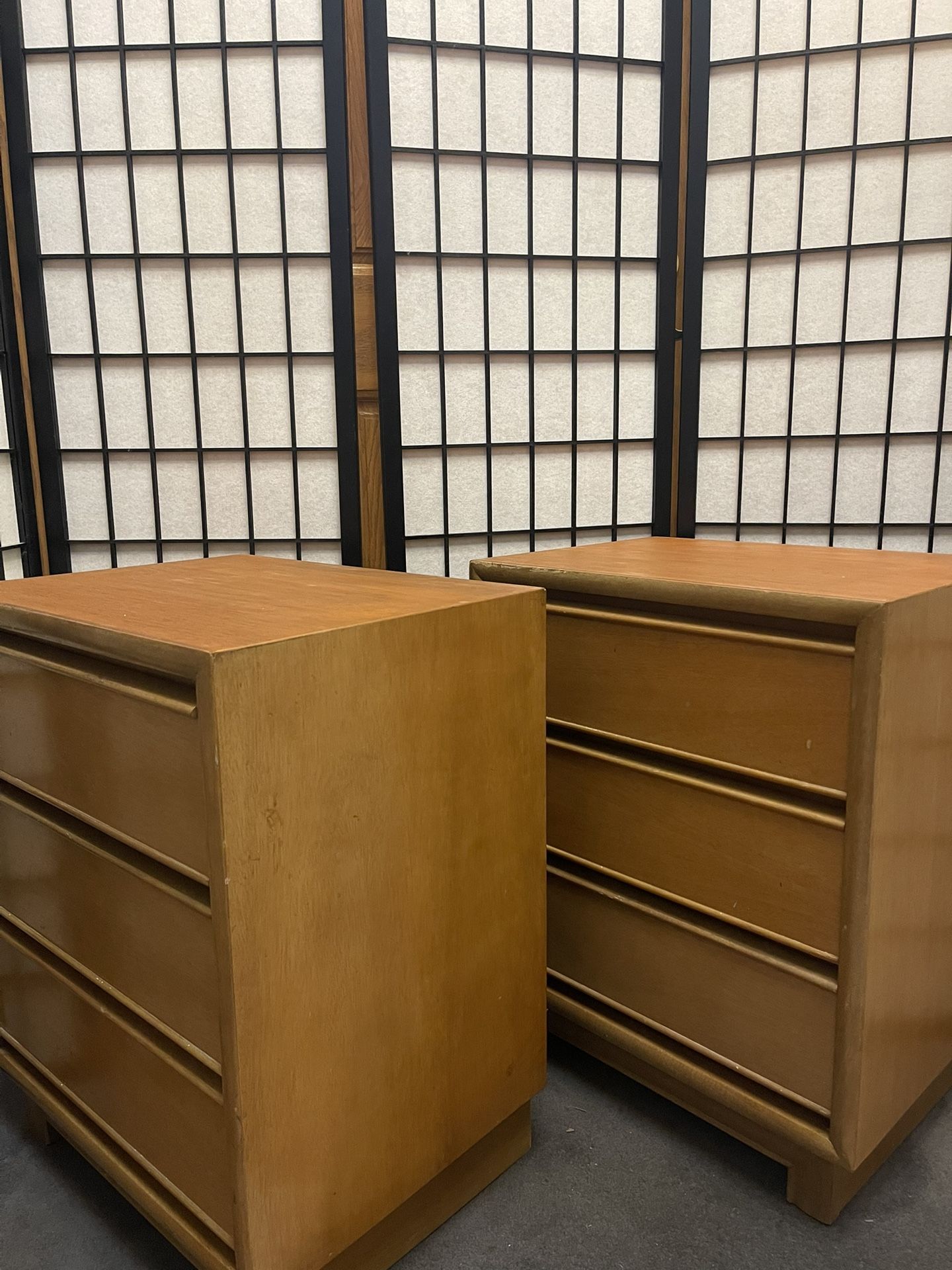 Pair Of Mid Century Nightstands