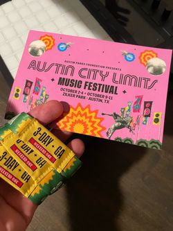 ACL Weekend One Tickets (3 Available)