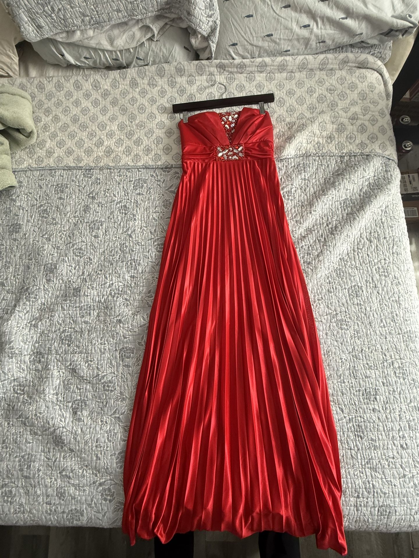 Silky Satin tube dress.