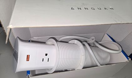Annquan Pop-Up Desk Power Strip