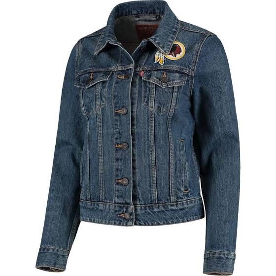 Washington Redskins Levi's Sports Denim Trucker Jacket (New with tags)